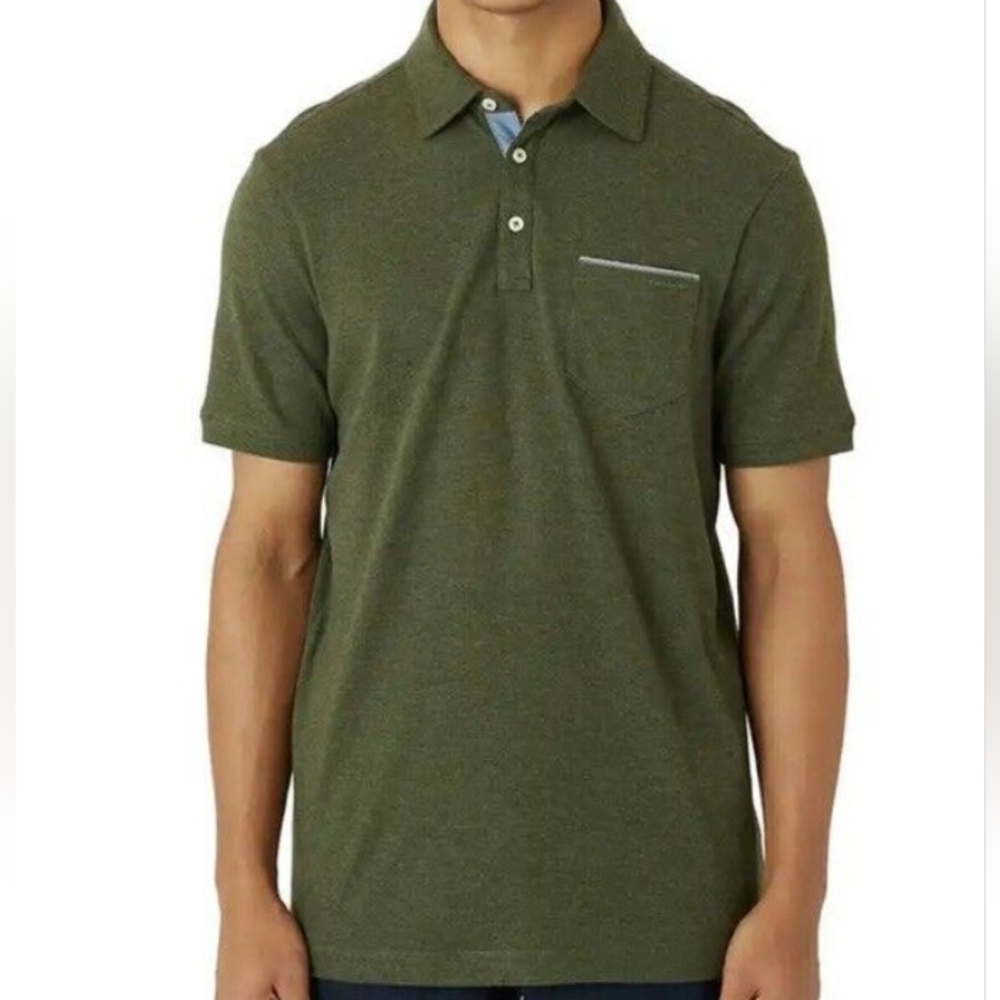 Tahari Men's Cotton Interlock Polo Shirt New Size XL